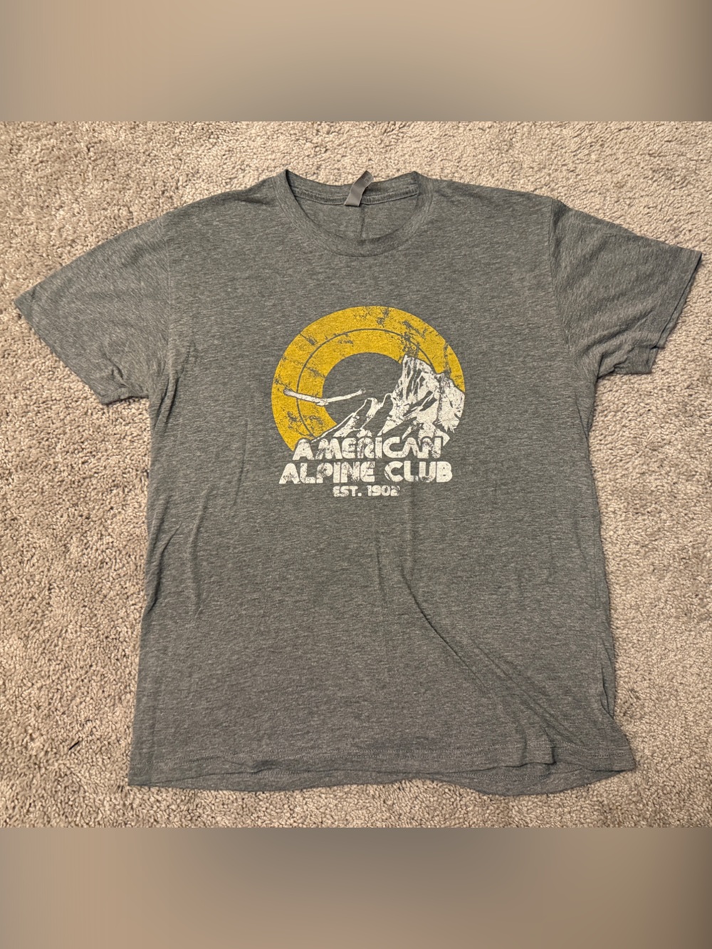 American Alpine Club Grey T-Shirt (AAC)